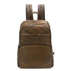 Sac A Dos Homme Arthur & Aston En Cuir Châtaigne