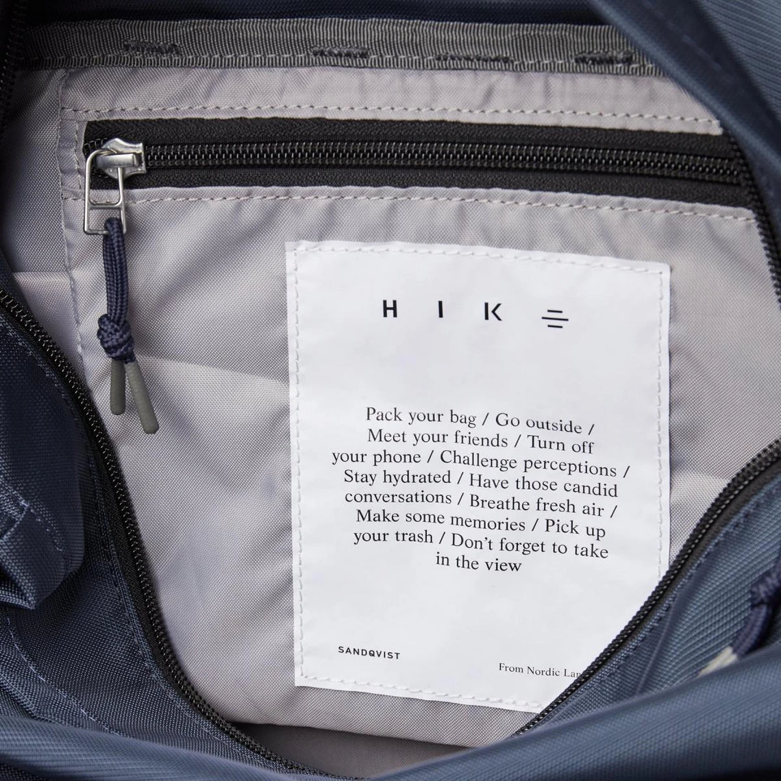 Sandqvist Sac à Dos FOREST HIKE - Multicolore Bleu – Image 6