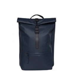 Rains Sac à Dos Imperméable - Rolltop Rucksack Bleu Marine
