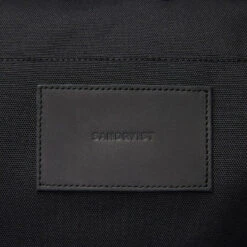 Sandqvist Sac Week-end Noir Avec Cuir Noir - MILTON -MenCorner Boutique sac a dos milton noir et cuir noir sqa1380 5 1140x1140
