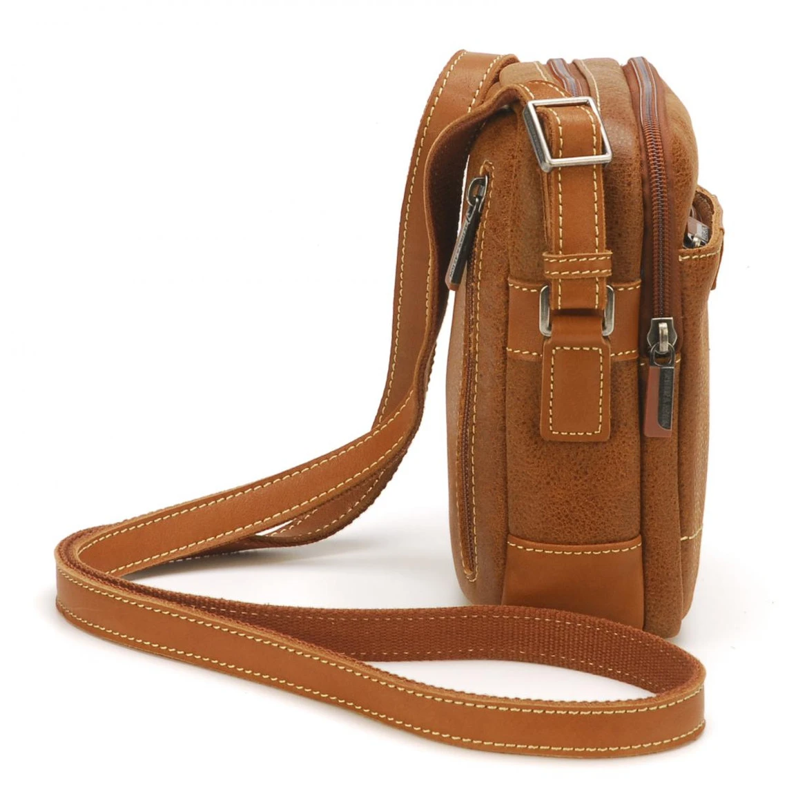 Sac Porté Travers Homme Arthur & Aston En Cuir Cognac 4 Sac Porté Travers Homme Arthur & Aston En Cuir Cognac – Image 2