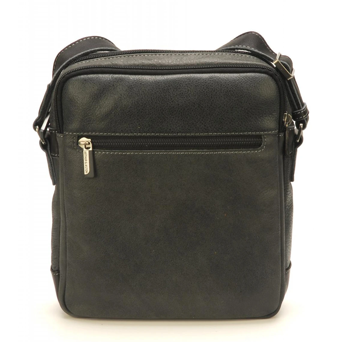 Sac Porte Travers Homme Arthur & Aston En Cuir Noir 5 Sac Porte Travers Homme Arthur & Aston En Cuir Noir – Image 3