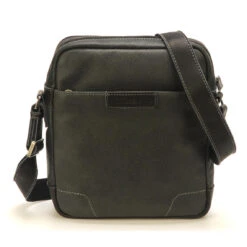 Sac Porte Travers Homme Arthur & Aston En Cuir Noir