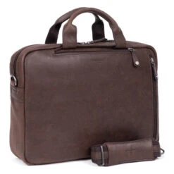 Hexagona Sac Transformable - 13" & A4 - Cuir De Vachette - Marron - Instinct -MenCorner Boutique sac transformable 13 et a4 cuir de vachette 3455796 6774022 22 1140x1140