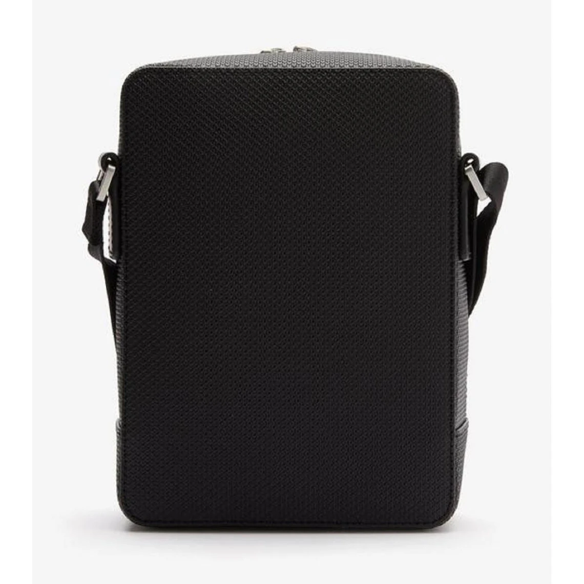 Sacoche Bandoulière En Cuir De Vache Gaufré Noir Chantaco LACOSTE 4 Sacoche Bandoulière En Cuir De Vache Gaufré Noir Chantaco LACOSTE – Image 2