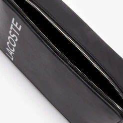 Sacoche Zippée L.12.12 Rectangulaire En Cuir Lisse Noir LACOSTE - Bandoulière -MenCorner Boutique sacoche zippee l1212 rectangulaire en cuir lisse noir lacoste bandouliere 1235461 4 1140x1140