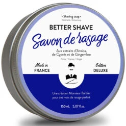 Savon De Rasage Traditionnel Better-Shave (arnica, Cyprès, Gingembre) 150 Ml -MenCorner Boutique savon de rasage traditionnel better shave arnica cypres gingembre 2888493 1140x1140