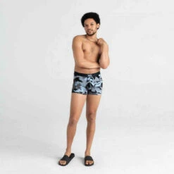 Boxer Saxx - Vibe Trunk - Bleu -MenCorner Boutique saxx boxer 3280870 4 1140x1140