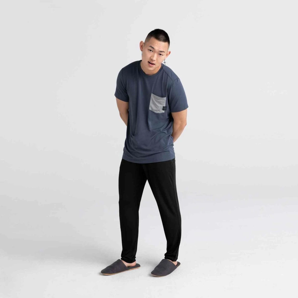 Pantalon Pyjama Homme Snooze Saxx Noir 5 Pantalon Pyjama Homme Snooze Saxx Noir – Image 3