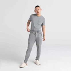 Pantalon Pyjama Homme Snooze Saxx Gris -MenCorner Boutique saxx pantalon pyjama 3280874 3 1140x1140
