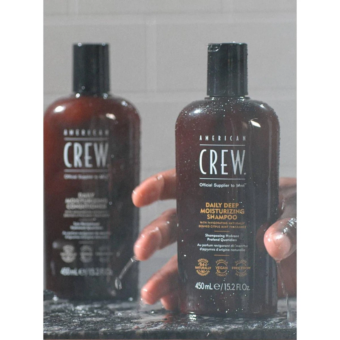 American Crew DAILY DEEP MOISTURIZING Shampoing Quotidien Hydratant 1000 Ml 4 American Crew DAILY DEEP MOISTURIZING Shampoing Quotidien Hydratant 1000 Ml – Image 2