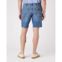 Wrangler Short Pour Homme En Polycoton Bleu -MenCorner Boutique short homme 3385326 2 1140x1140
