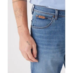 Wrangler Short Pour Homme En Polycoton Bleu -MenCorner Boutique short homme 3385326 4 1140x1140