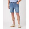 Wrangler Short Pour Homme En Polycoton Bleu