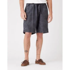 Wrangler Short Pour Homme En Coton Noir