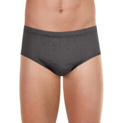 Slip Taille Haute Fermé Homme Coton Mercerisé
