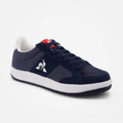 Le Coq Sportif Baskets Homme ASHE TEAM TRICOLORE DENIM Bleu
