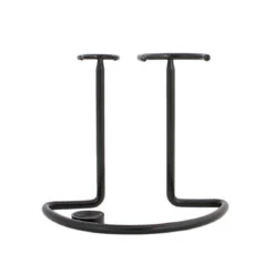 Support En Acier Noir Pour Blaireau & Rasoir