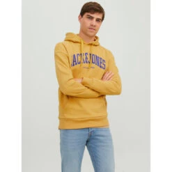 Jack & Jones Sweat à Capuche Homme - Jaune