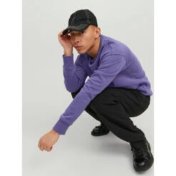 Jack & Jones Sweat Pour Homme - Violet -MenCorner Boutique sweat a capuche violet 3547584 3 1140x1140