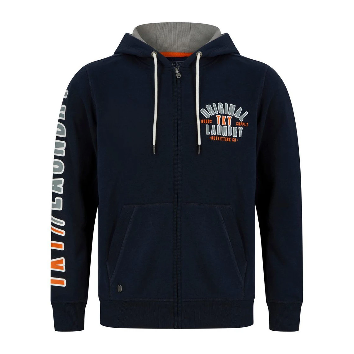 Sweat A Capuche Zippé Homme - Bleu Marine 3 Sweat A Capuche Zippé Homme - Bleu Marine