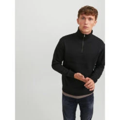 Jack & Jones Sweat à Col Roulé Noir -MenCorner Boutique sweat a col roule noir 3547838 3 1140x1140