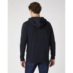 Wrangler Sweat Zip Thru Hoodie Noir -MenCorner Boutique sweat zip thru hoodie noir 3207174 3 1140x1140