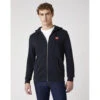 Wrangler Sweat Zip Thru Hoodie Noir