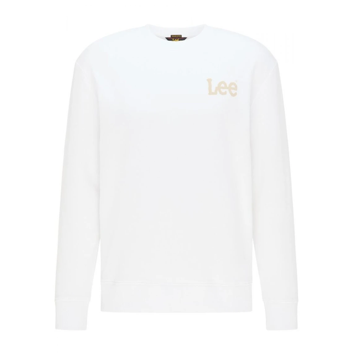 Sweatshirt Homme WOBBLY LEE - Uni Blanc 8 Sweatshirt Homme WOBBLY LEE - Uni Blanc – Image 6
