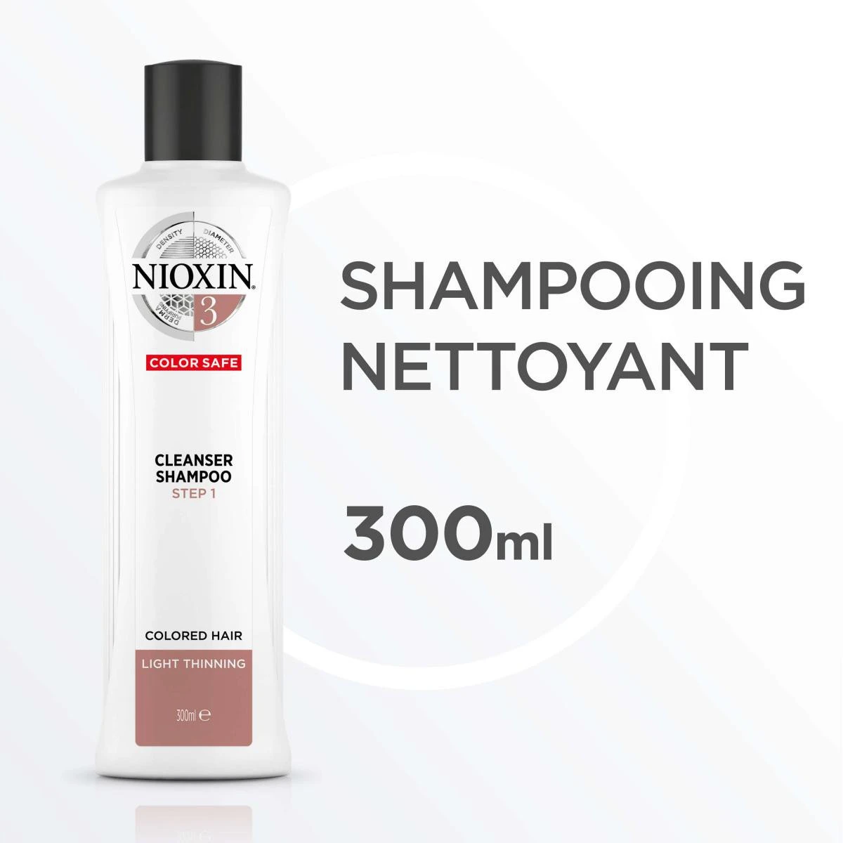 Nioxin Shampooing Densifiant System 3 - Cheveux Normaux à Fins Colorés 300 Ml – Image 2