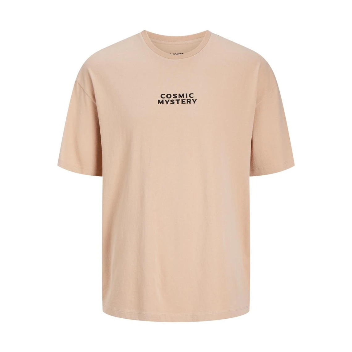 Jack & Jones Tee-shirt Col Ras Du Cou Marron Clair 3 Jack & Jones Tee-shirt Col Ras Du Cou Marron Clair