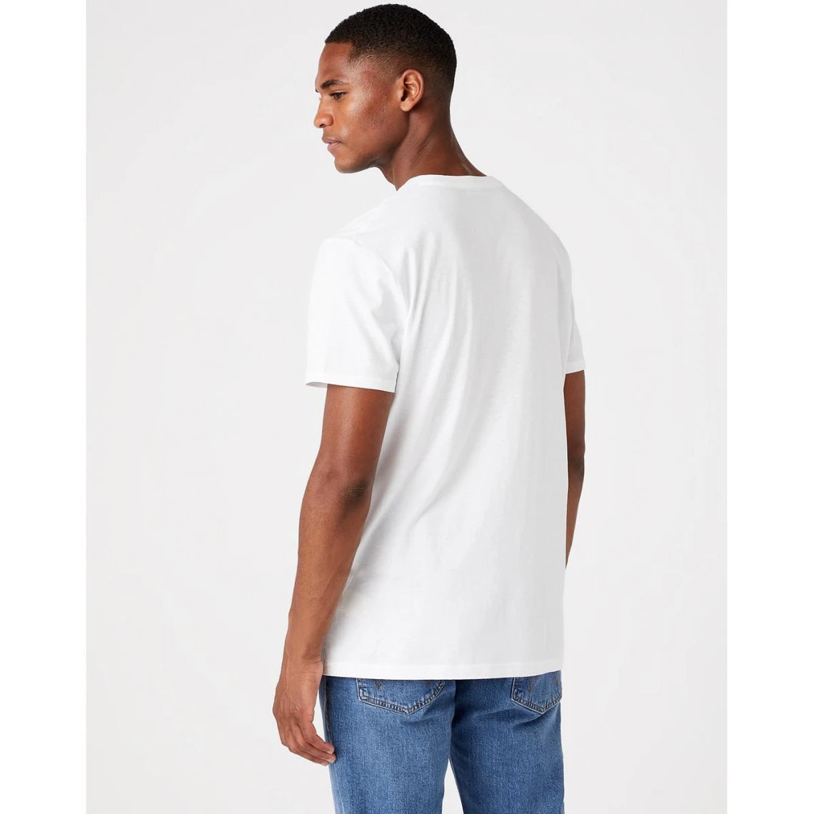 Wrangler T-Shirt Blanc Homme 5 Wrangler T-Shirt Blanc Homme – Image 3