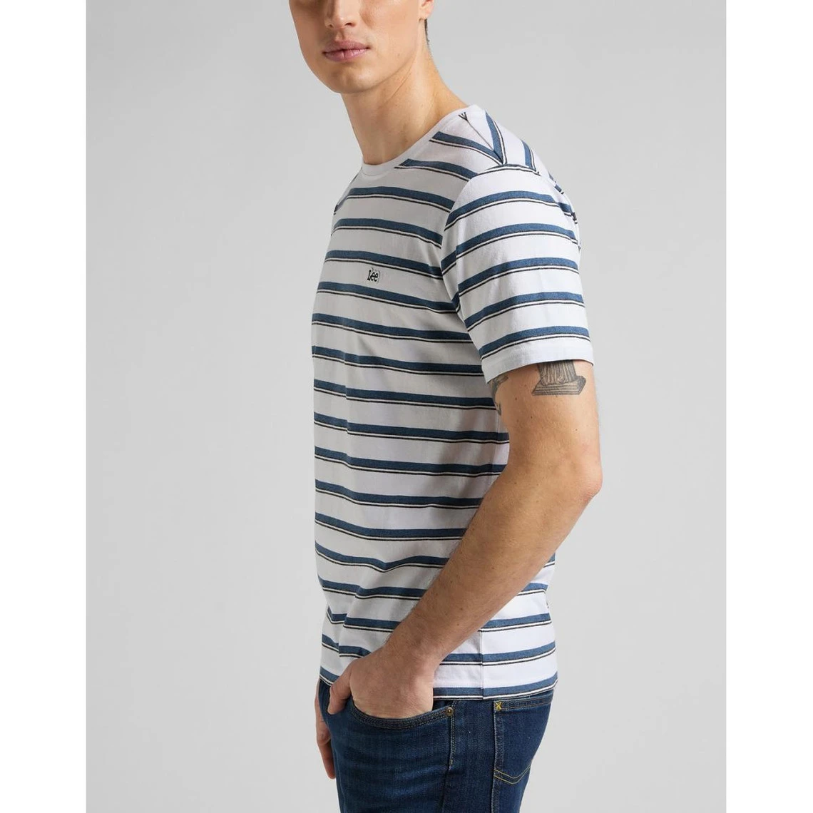 Lee T-Shirt Homme STRIPE TEE 5 Lee T-Shirt Homme STRIPE TEE – Image 3