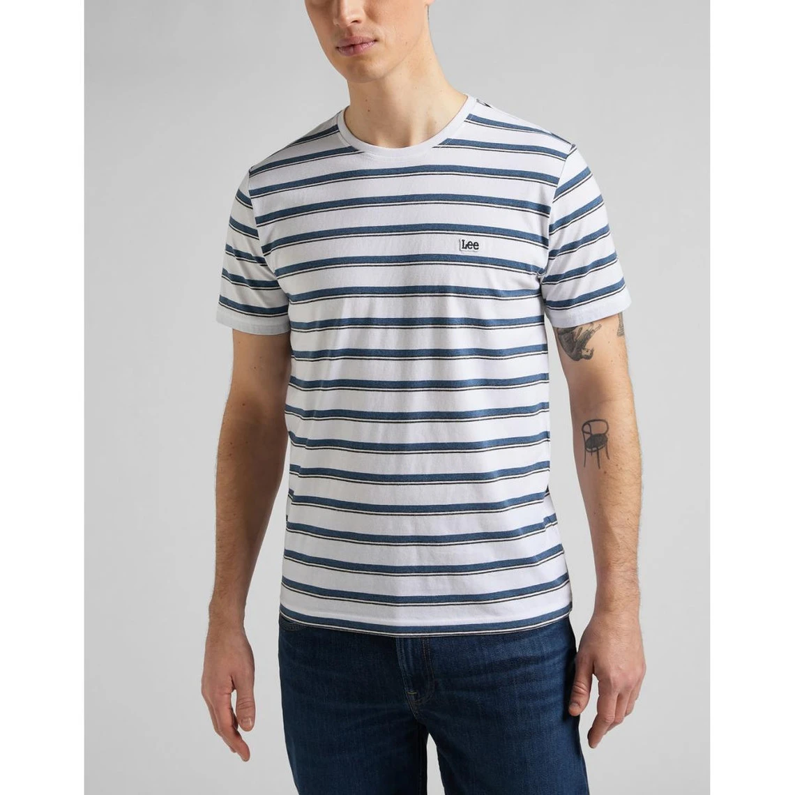 Lee T-Shirt Homme STRIPE TEE 3 Lee T-Shirt Homme STRIPE TEE