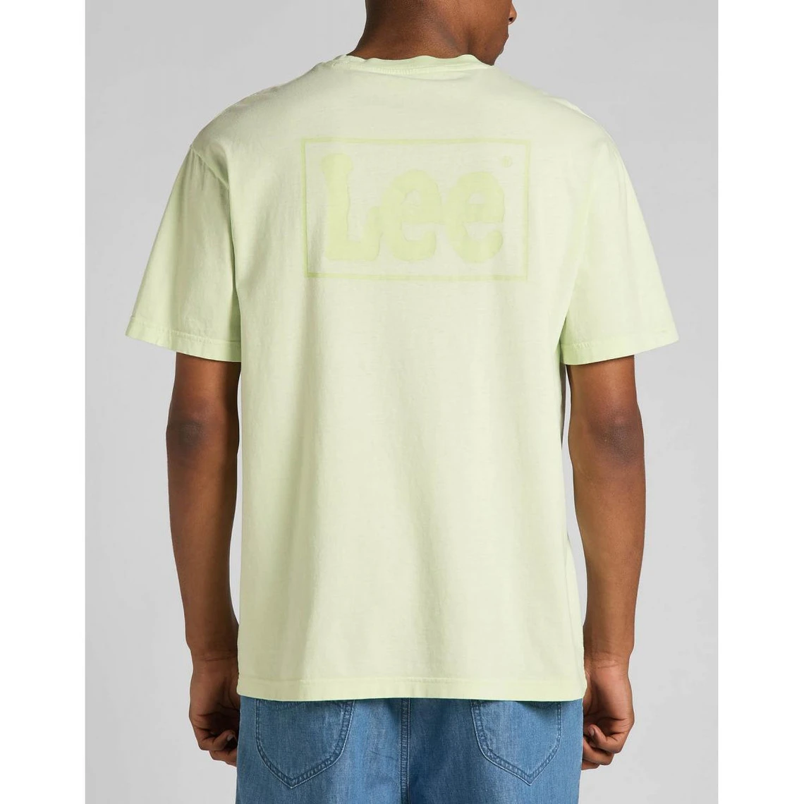 Lee T-Shirt Homme En Coton Vert 5 Lee T-Shirt Homme En Coton Vert – Image 3