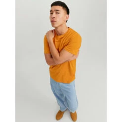 Jack & Jones Tee-shirt Manches Courtes Orange -MenCorner Boutique t shirt manches courtes orange 3547108 3 1140x1140