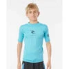 T-shirt Surf Anti-UV Garçon Manches Courtes Rip Curl Bleu -MenCorner Boutique t shirt surf anti uv garcon manches courtes bleu 3371310 1140x1140