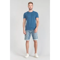 LE TEMPS DES CERISES T-shirt Brown Bleu Délavé -MenCorner Boutique tee shirt brown 3519596 7037878 78 1140x1140