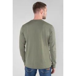 LE TEMPS DES CERISES T-shirt Manches Longues Laia Kaki -MenCorner Boutique tee shirt laia 3536328 7165052 52 1140x1140