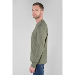 LE TEMPS DES CERISES T-shirt Manches Longues Laia Kaki -MenCorner Boutique tee shirt laia 3536328 7165054 54 1140x1140