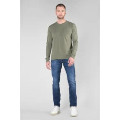 LE TEMPS DES CERISES T-shirt Manches Longues Laia Kaki -MenCorner Boutique tee shirt laia 3536328 7165056 56 1140x1140