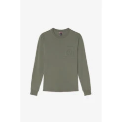 LE TEMPS DES CERISES T-shirt Manches Longues Laia Kaki -MenCorner Boutique tee shirt laia 3536328 7165058 58 1140x1140