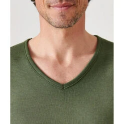 DAMART Tee Shirt Manches Courtes Kaki Thermolactyl -MenCorner Boutique tee shirt manches courtes kaki 3265354 4 1140x1140