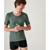 DAMART Tee-shirt Manches Courtes Vert Eucalyptus Thermolactyl