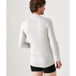 DAMART Tee Shirt Manches Longues Col Montant Gris Chiné Thermolactyl -MenCorner Boutique tee shirt manches longues col montant gris chine 3265382 2 1140x1140