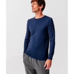 DAMART Tee Shirt Manches Longues Marine Foncé Thermolactyl -MenCorner Boutique tee shirt manches longues marine fonce 3265360 2 1140x1140