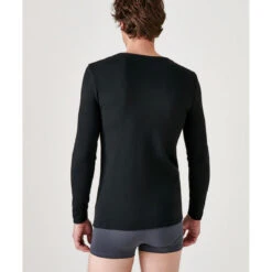 DAMART Tee Shirt Manches Longues Noir Thermolactyl -MenCorner Boutique tee shirt manches longues noir 3265362 2 1140x1140