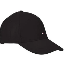 Casquette Tissu Avec Logo Noir