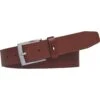 Ceinture Homme Tommy Hilfiger Logo Cuir Marron