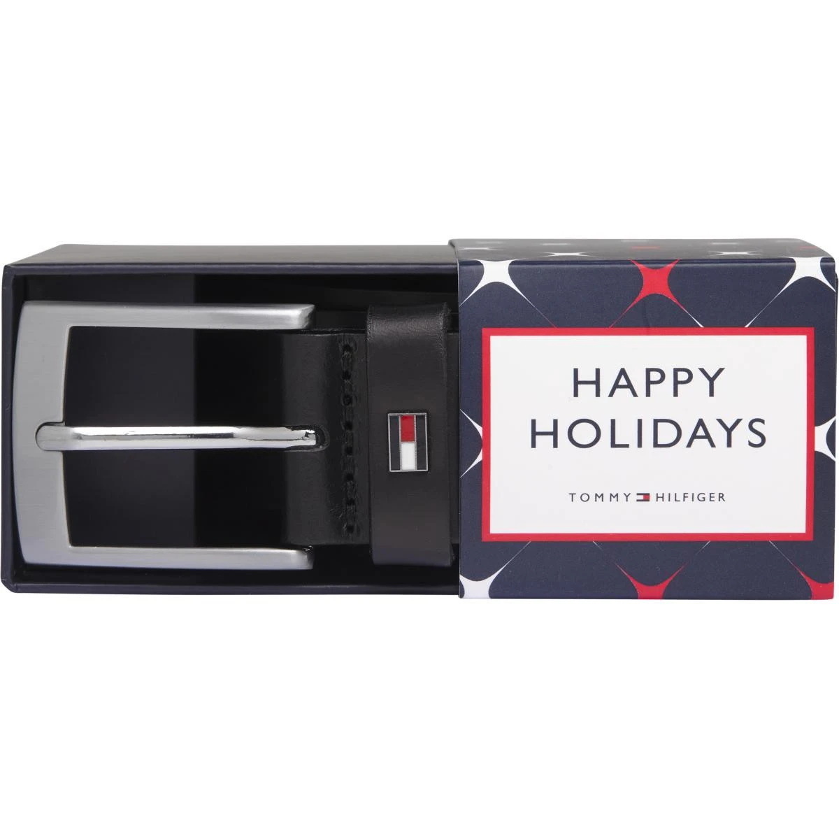 Ceinture Homme Tommy Hilfiger Logo Cuir Noir 4 Ceinture Homme Tommy Hilfiger Logo Cuir Noir â Image 2